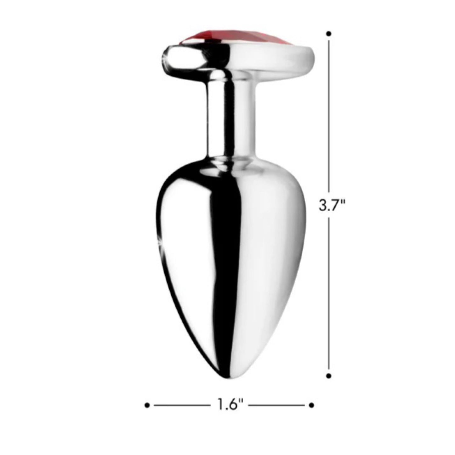 Heart Red Tapón anal