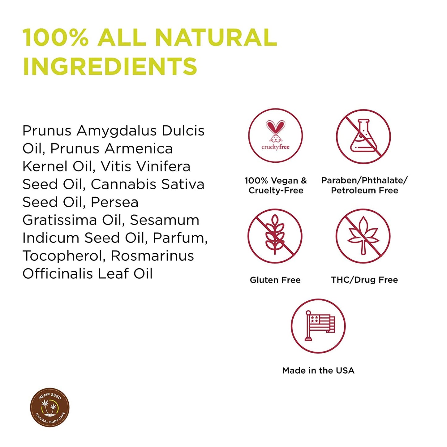 Hemp Seed Aceite de Masaje