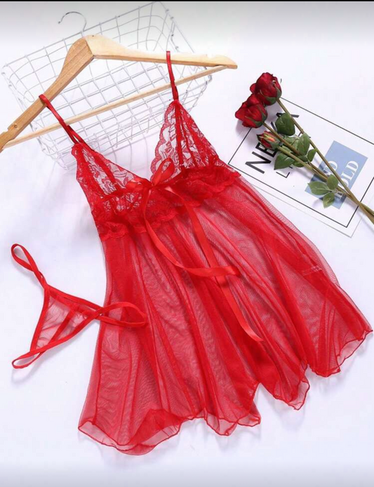 Babydoll rojo