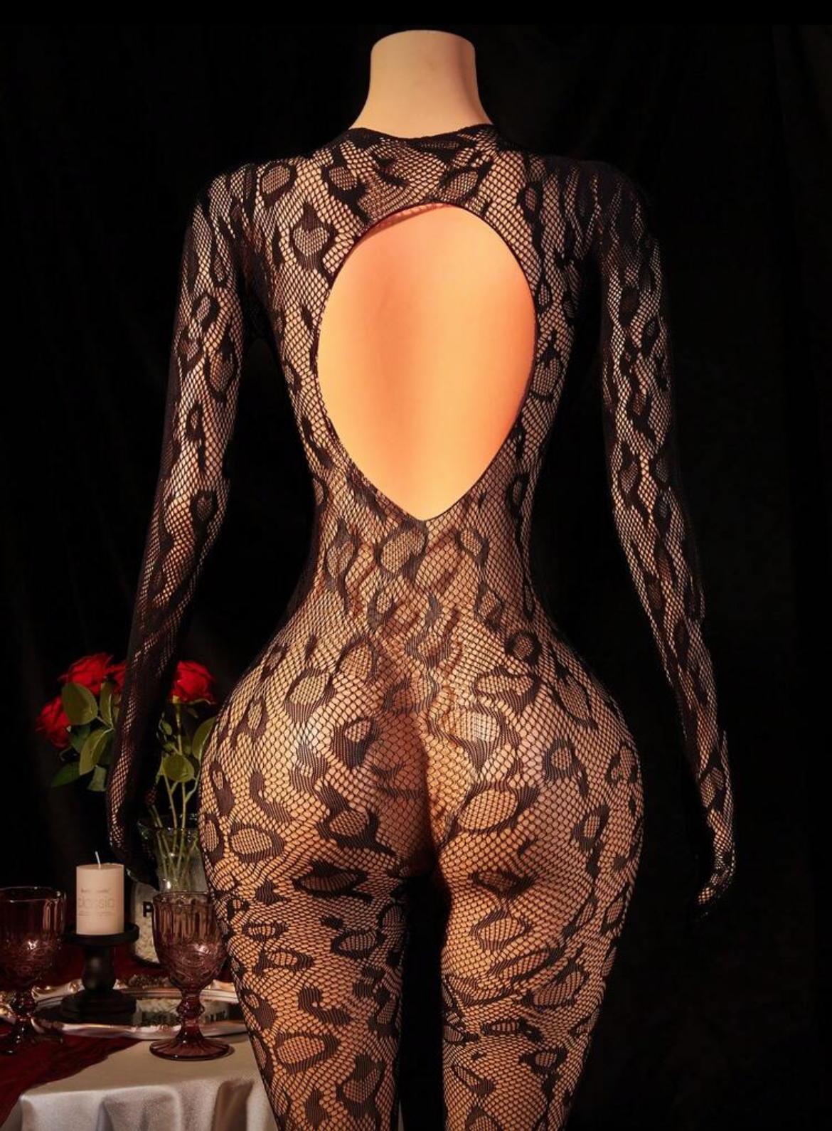Malla estampado leopardo